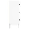 Příborník bílý 34,5 x 34 x 90 cm kompozitní dřevo 828612