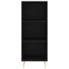 Příborník černý 34,5 x 32,5 x 90 cm kompozitní dřevo 828717