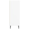 Příborník bílý 34,5 x 32,5 x 90 cm kompozitní dřevo 828748