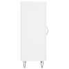Příborník bílý 34,5 x 34 x 90 cm kompozitní dřevo 828788