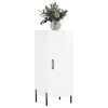 Příborník bílý s vysokým leskem 34,5x34x90 cm kompozitní dřevo 828550