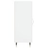 Příborník bílý 34,5 x 34 x 90 cm kompozitní dřevo 828772