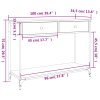 Konzolový stolek šedý sonoma 100x34,5x75 cm kompozitní dřevo 834173