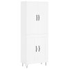 Skříň highboard bílá 69,5 x 34 x 180 cm kompozitní dřevo 3198073