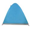 Kempingový stan kopule pro 2 osoby modrý nepromokavý 94328
