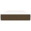 Taštičková matrace tmavě hnědá 90 x 200 x 20 cm textil 347717