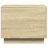 Konferenční stolek s LED osvětlením dub sonoma 50 x 50 x 40 cm 839870