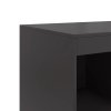 Highboard černý 67 x 39 x 95 cm ocel 841799