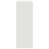 Příborník bílý 67 x 39 x 107 cm ocel 841660