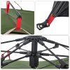 Kempingový stan kupole pro 2 osoby zelený rychloupínací 4004189