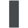Příborník antracitový 67 x 39 x 107 cm ocel 841669