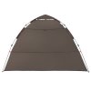 Rybářský stan pro 4 osoby hnědý rychloupínací 4005324