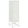 Skříň highboard bílá 36 x 39 x 123 cm ocel 846529