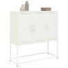 Skříň highboard bílá 100,5 x 39 x 107 cm ocel 846541