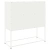 Skříň highboard bílá 100,5 x 39 x 107 cm ocel 846541