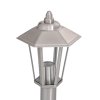 Venkovní stojací lampy 3 ks stříbrné 120 cm nerezová ocel 4006384
