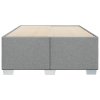 Rám postele bez matrace světle šedá 120 x 200 cm textil 3284464