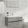 Umyvadlová skříňka šedá sonoma 90x38,5x45 cm kompozitní dřevo 815655