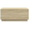 Konferenční stolek s LED osvětlením dub sonoma 90 x 50 x 40 cm 839877