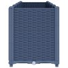 Zahradní truhlík modrá šedá 160 x 40 x 53 cm PP 367856