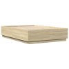 Rám postele dub sonoma 140 x 200 cm kompozitní dřevo 3209704