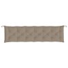 Poduška na zahradní lavici taupe 200x50x7 cm oxfordská látka 361648