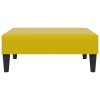 Podnožka žlutá 77 x 55 x 31 cm samet 379561