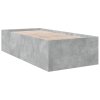 Rám postele betonově šedý 90 x 190 cm kompozitní dřevo 3280975