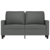 2místná pohovka tmavě šedá 120 cm textil 359156