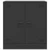 Příborník černý 67 x 39 x 73 cm ocel 841673