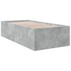 Rám postele betonově šedý 75 x 190 cm kompozitní dřevo 3280982