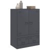 Highboard antracitový 67 x 39 x 95 cm ocel 841807