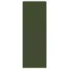 Příborník olivově zelený 67 x 39 x 107 cm ocel 841671