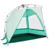 Plážový stan 2 osoby mořská zeleň rychloupínací nepromokavý 4005291