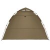 Rybářský stan pro 4 osoby olivově zelený rychloupínací 4005323