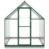 Skleník s podkladovým rámem zelený 224 x 169 x 202 cm hliník 3266324