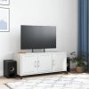 TV skříňka bílá 100,5 x 39 x 43,5 cm ocel 846649