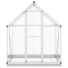 Skleník s podkladovým rámem stříbrný 169 x 114 x 202 cm hliník 4005825