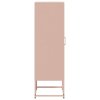 Skříň highboard růžová 36 x 39 x 123 cm ocel 846525