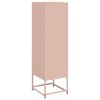 Skříň highboard růžová 36 x 39 x 123 cm ocel 846525