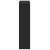 Kryt na radiátor černý 205 x 21,5 x 83,5 cm kompozitní dřevo 852763
