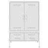 Skříň bílá 68 x 39 x 101,5 cm ocel 843113