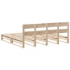 Postel bez matrace 200 x 200 cm masivní borovice 3302306