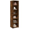 Skříň highboard kouřový dub 45 x 41 x 185 cm kompozitní dřevo 3281677