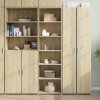Skříň highboard dub sonoma 50 x 41 x 185 cm kompozitní dřevo 3281682
