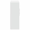 Skříň highboard bílá 80 x 42,5 x 124 cm kompozitní dřevo 3281385