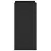Příborník černý 45 x 35 x 75 cm kompozitní dřevo 848396