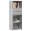 Skříň highboard šedá sonoma 45 x 42,5 x 124 cm kompozitní dřevo 846171