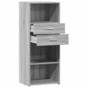 Skříň highboard šedá sonoma 50 x 42,5 x 124 cm kompozitní dřevo 846178