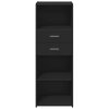 Skříň highboard černá 45 x 42,5 x 124 cm kompozitní dřevo 846167